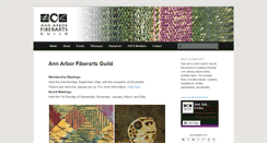 Desktop Screenshot of annarborfiberarts.org